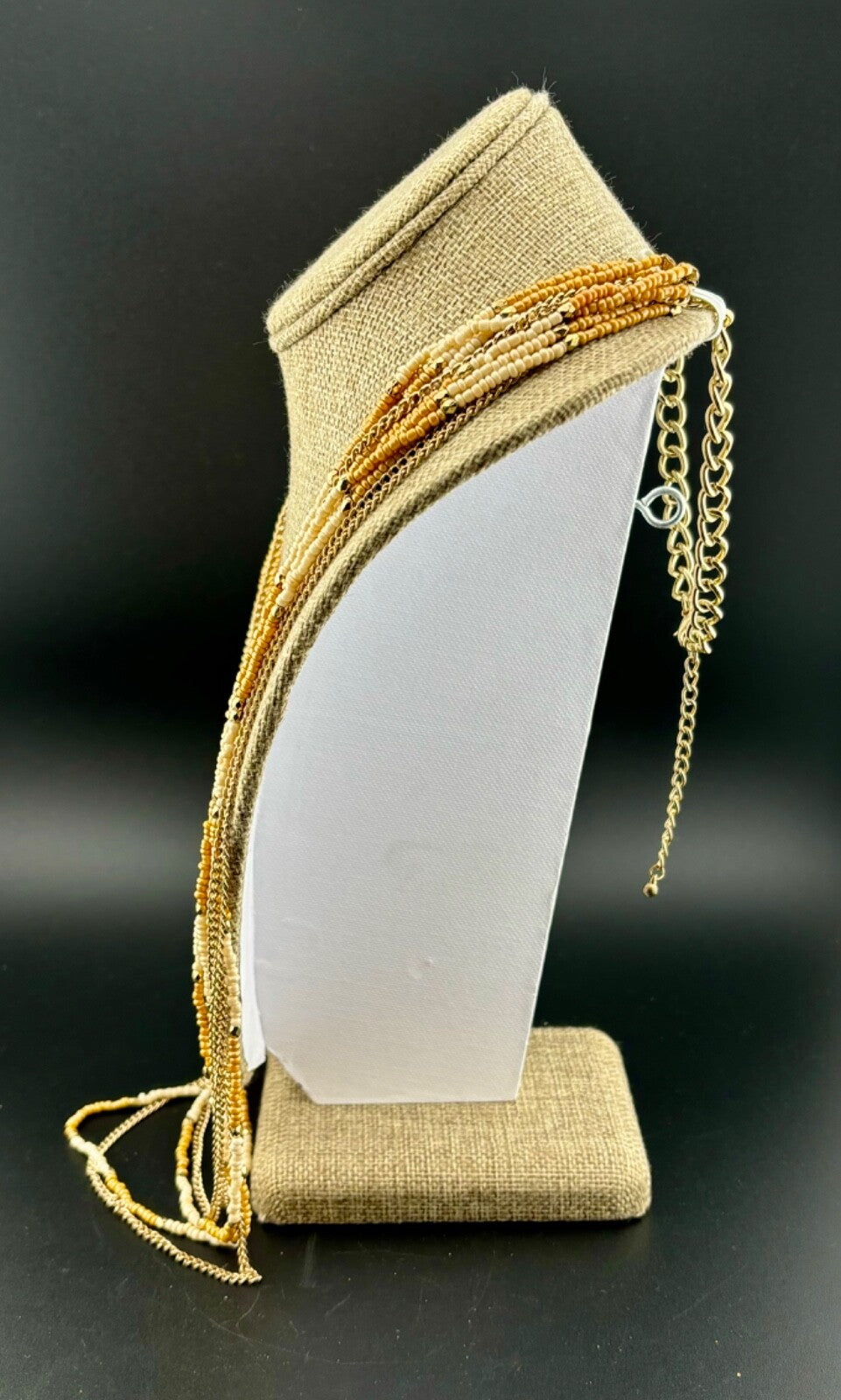 Long Multi-Strand Seed Bead Necklace NK