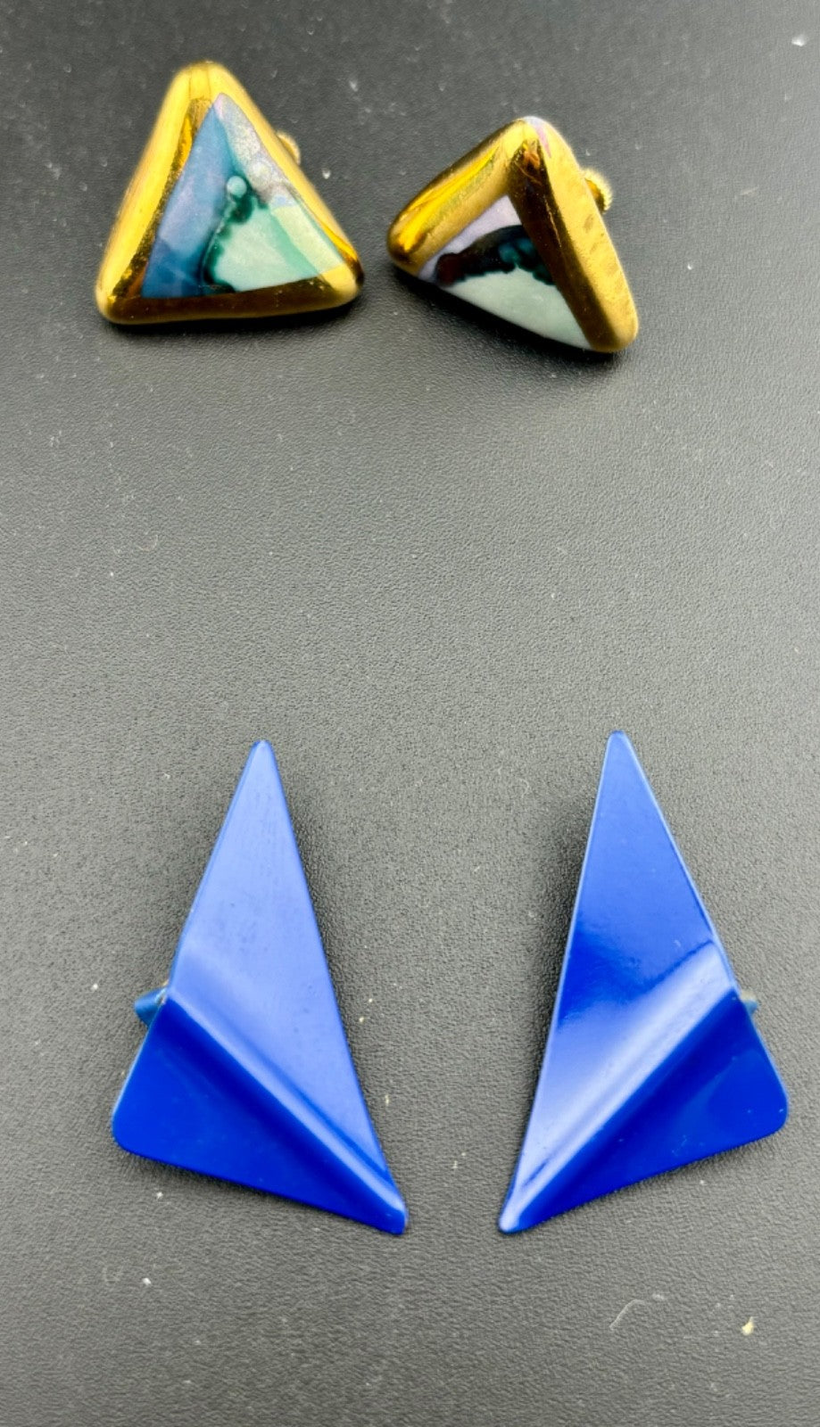 Vintage Bold 1980s Earrings 7 Pairs