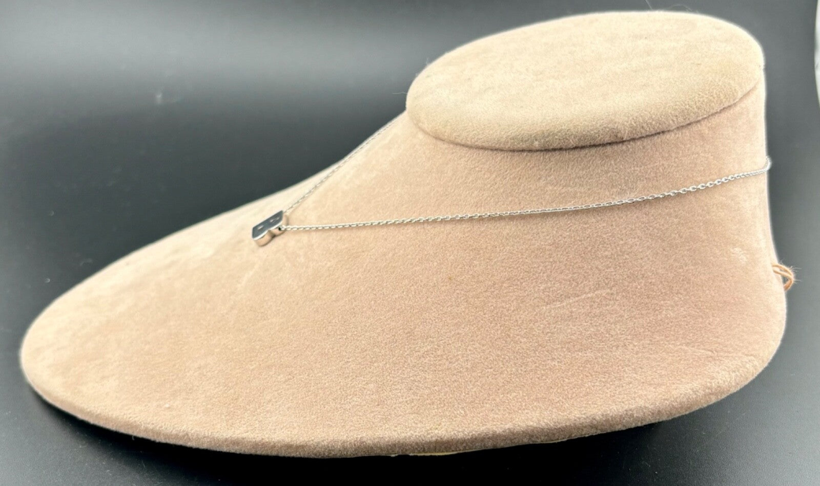 Trifari Silver-Tone Letter "B" Necklace