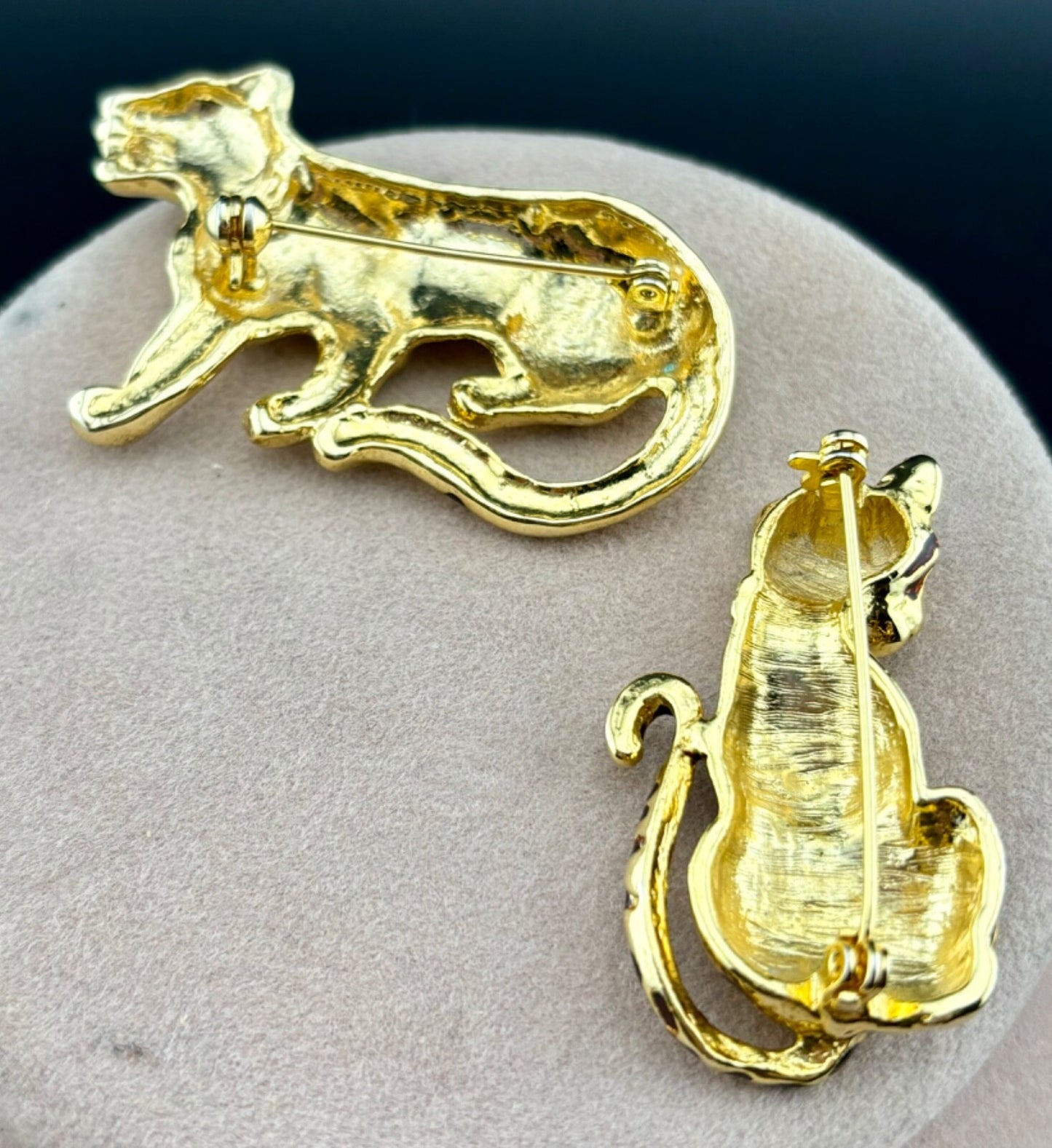 Vintage Leopard/Cheetah Brooches NK