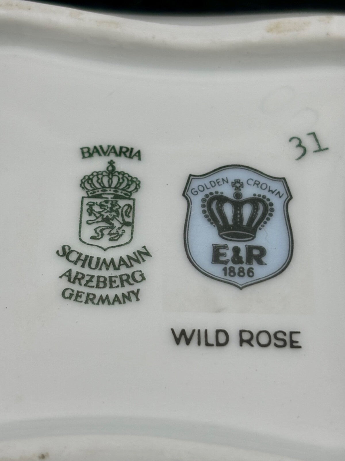 Vintage German Wild Rose Decorative Candy Dishes-2