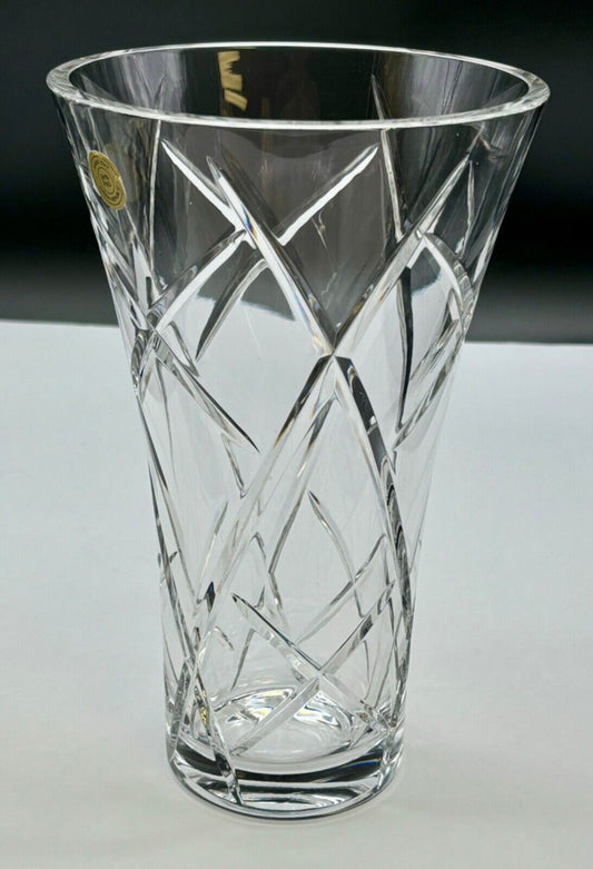 Towle Lead Crystal Vase 10" Tall