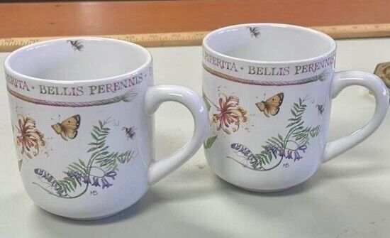 Pair of Wildflower Meadow Coffee Mugs