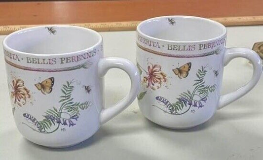 Pair of Wildflower Meadow Coffee Mugs