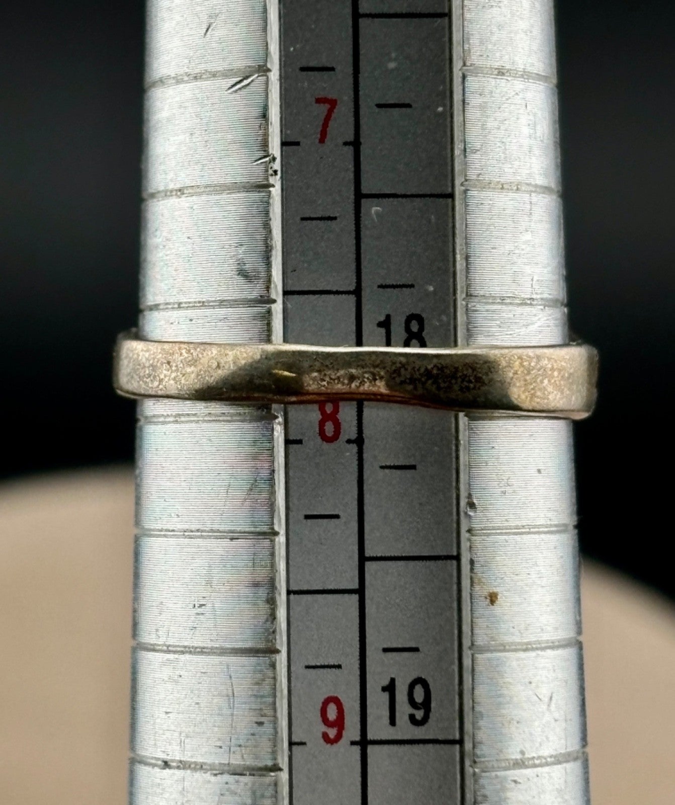 Sterling Silver Multi-Stone Ring Sz.8
