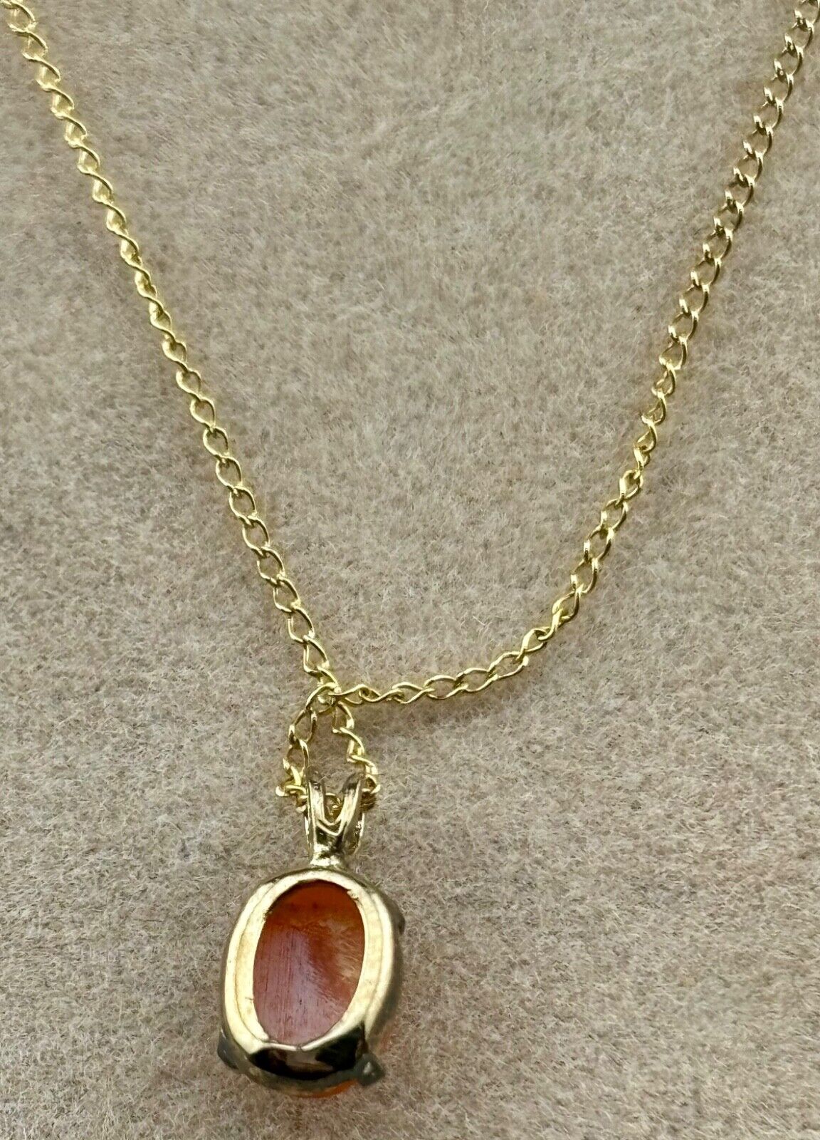 Vintage 12Kt Gold Filled Cameo Necklace NK