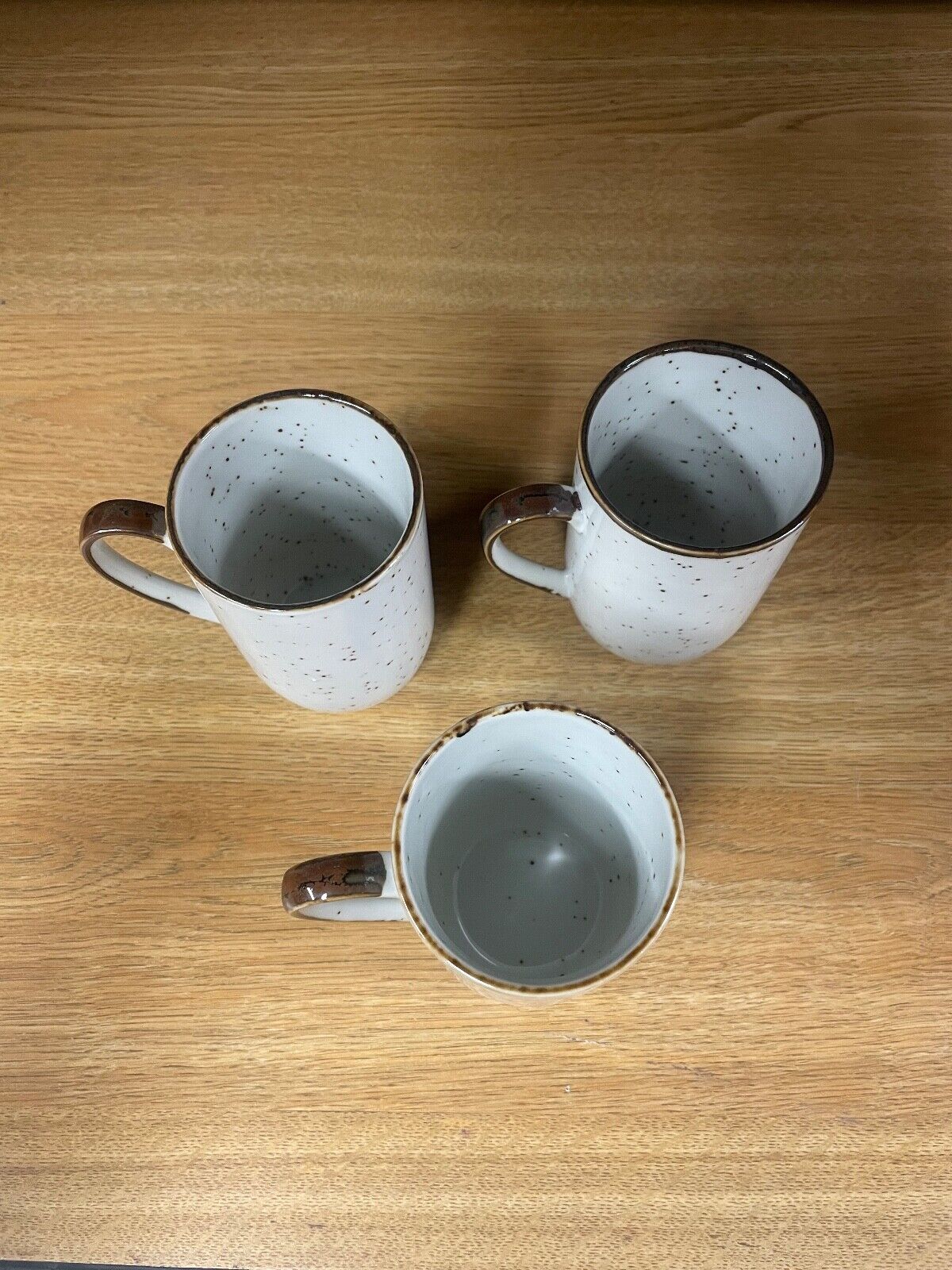 Vintage Porcelain Mugs Birds Japan Set of Three