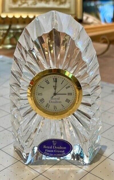 Royal Doulton Small Crystal Clock