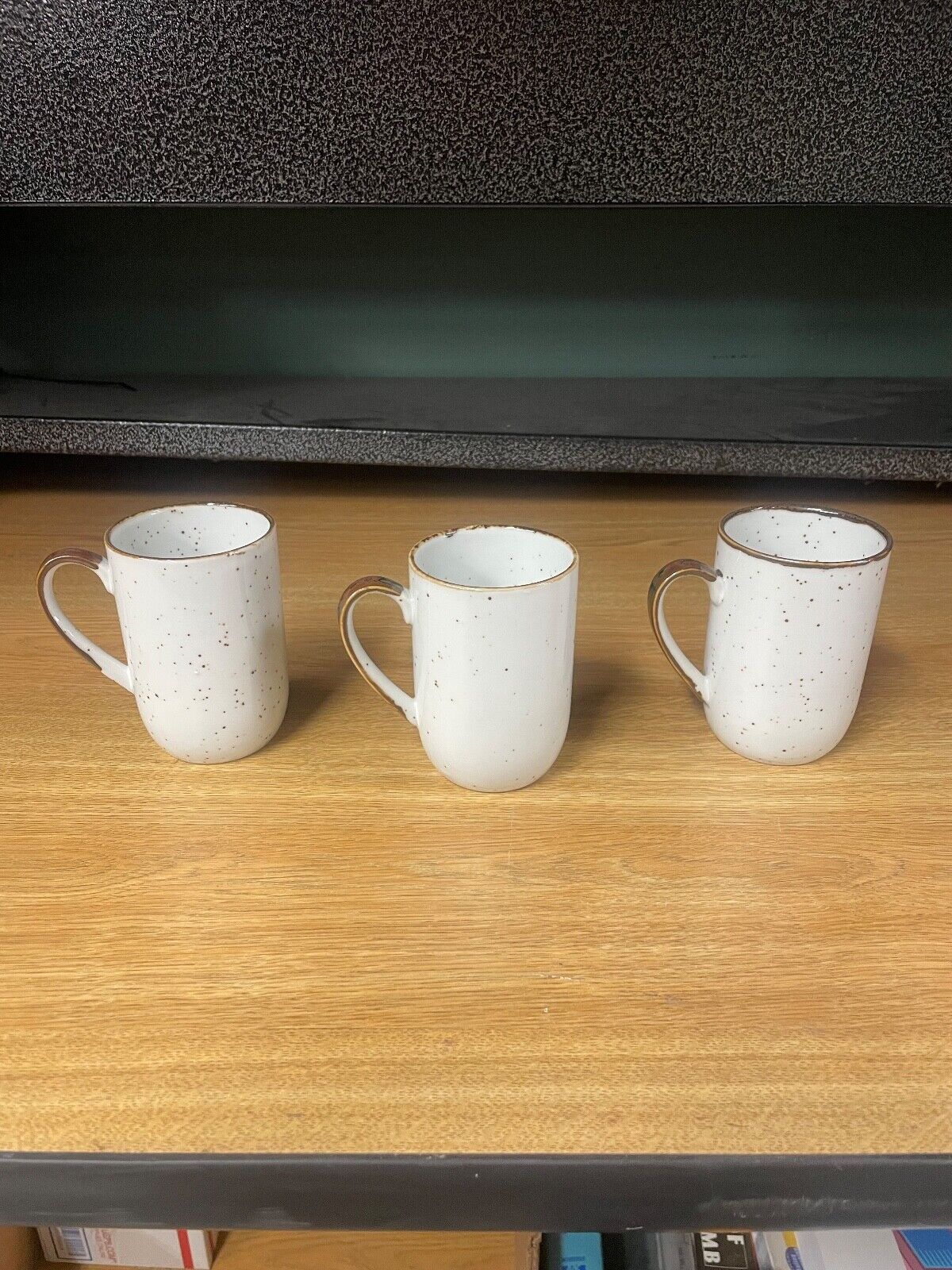 Vintage Porcelain Mugs Birds Japan Set of Three