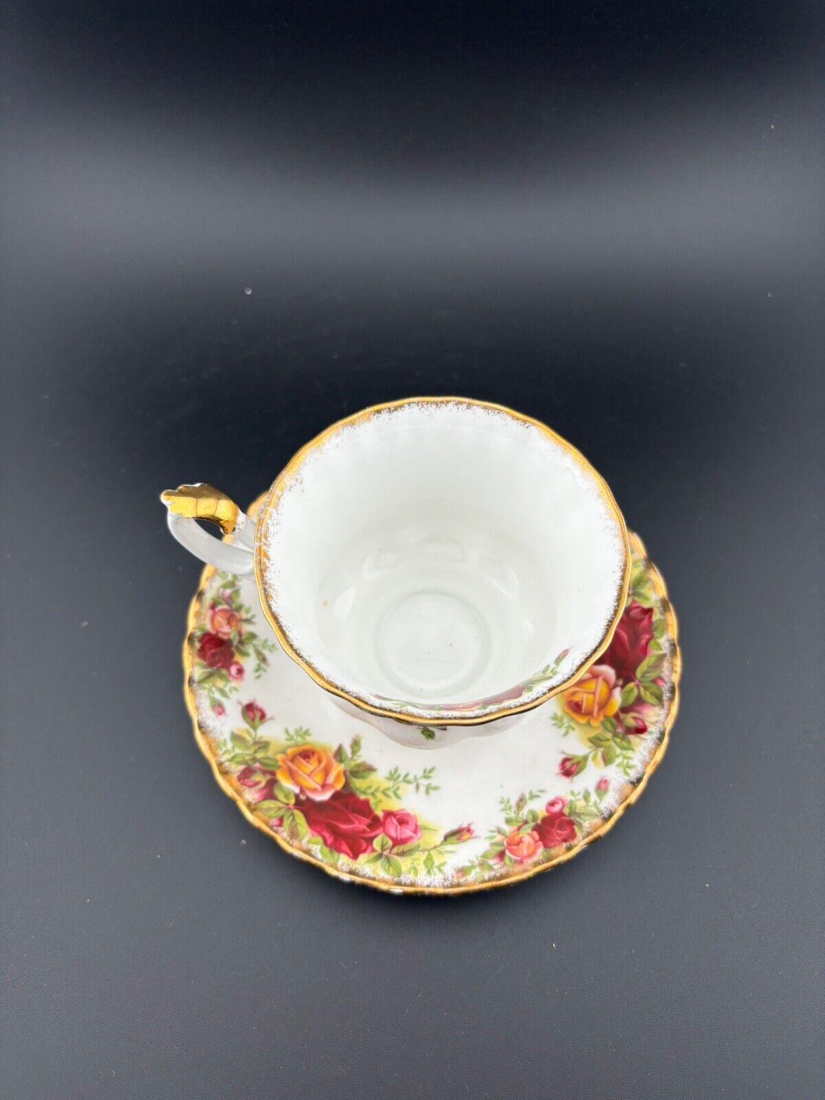 Vintage Royal Albert Old Country Roses Bone China Tea Cup & Saucer Set England