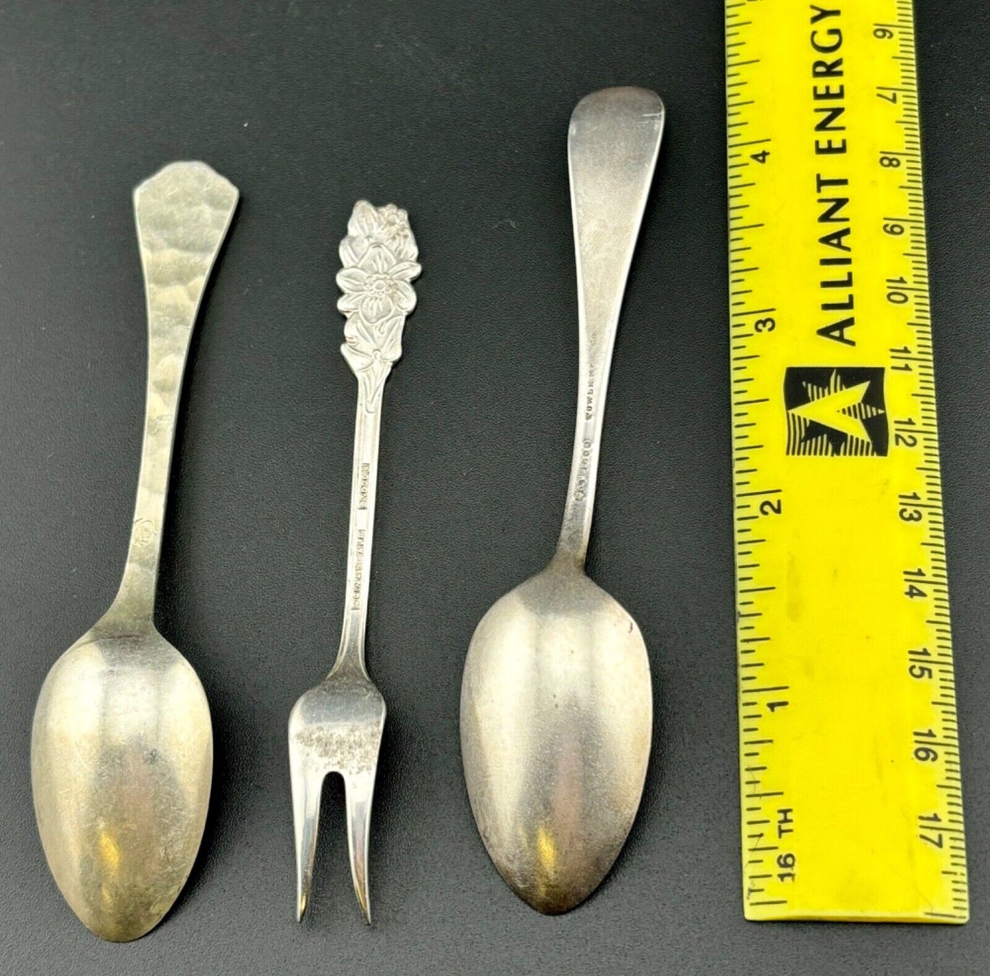 Vintage Silver Plated Demitasse Spoons and Pickle Fork