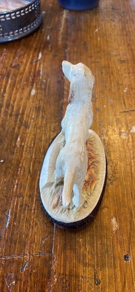 Vintage Resin Spaniel Dog Figurine