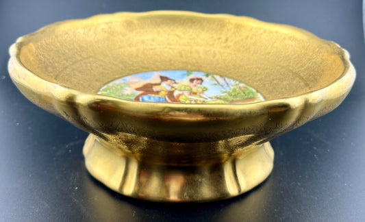 Osborne China Gilded Compote Platter