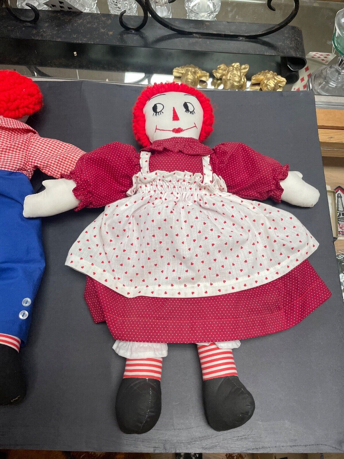 Handmade Vintage Raggedy Ann and Andy Dolls