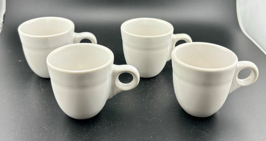 Fiesta White Demitasse Cup Only(Set of Four)