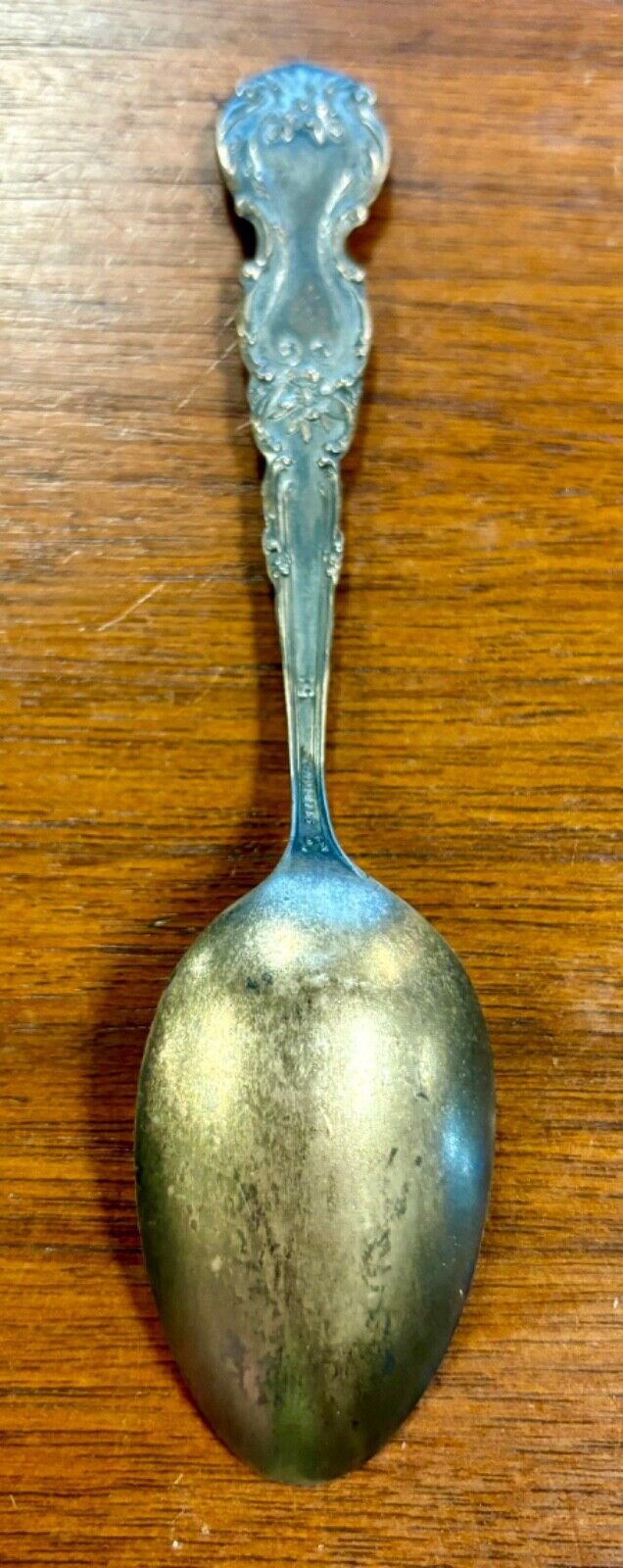 Antique Sterling Silver Olin, IA High School Souvenir Spoon