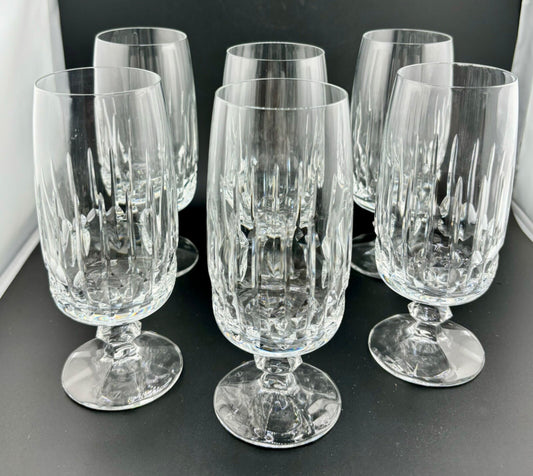 Schott Zwiesel "Tango" Stemmed Footed Crystal Iced Tea Glasses ^ Lot of 6